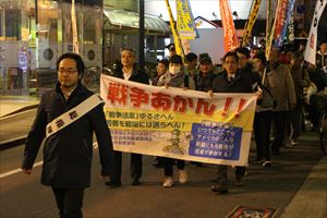 戦争法廃止２０００万署名で政治を変えよう！！「野党は共闘」の大運動を！